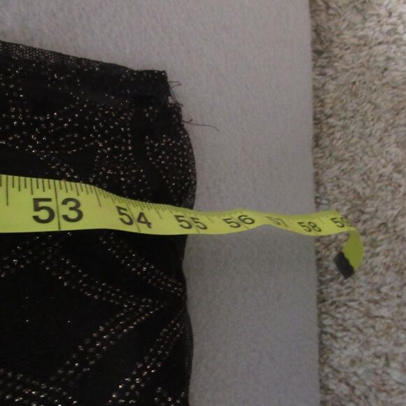 Y2K 90s Vintage Byer Too Maxi Dress Black Metallic Fairy Whimsigoth Grunge NWT - Picture 7 of 15